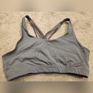 Large Gray Athleta Sports Bra